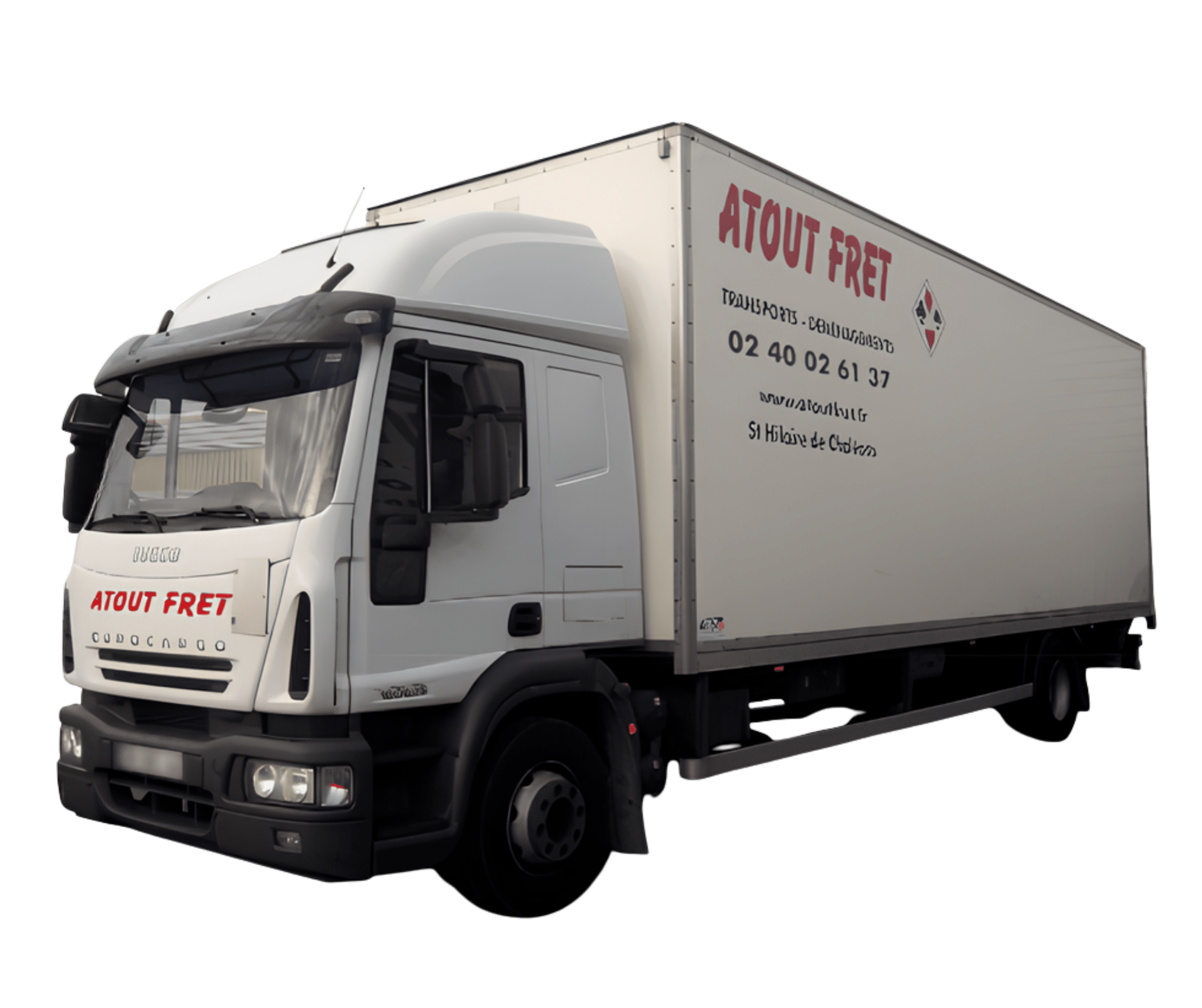 photo détourée d'un des camions d'atout fret