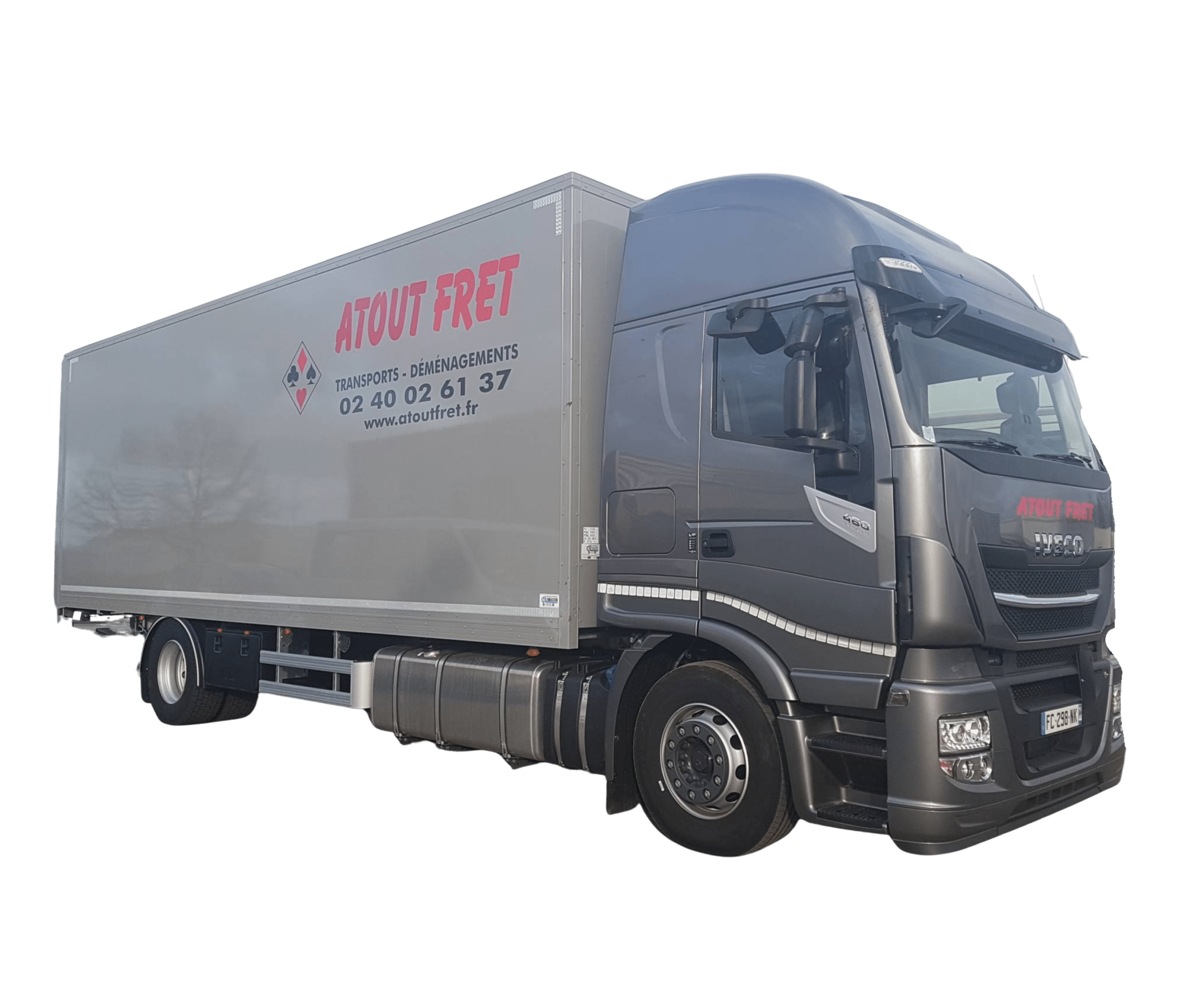photo détourée d'un des camions d'atout fret